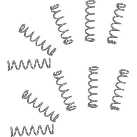 10 ressorts de compression : ressorts de rappel robustes en acier inoxydable pour la réparation d'appareils industriels et scientifiques, le bricolage et l'entretien d'ateliers. (1/5)