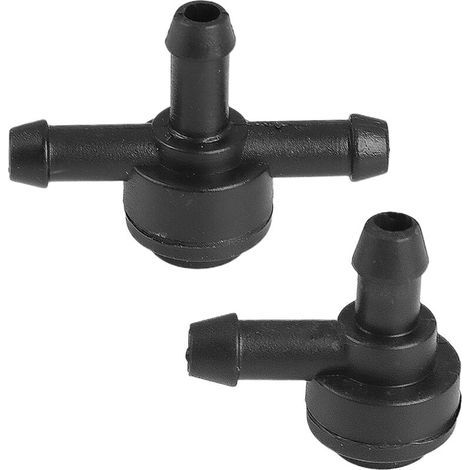 Lot de 2 clapets anti-retour de pare-brise (L) 3 voies (T) 31391513 9178897 ABS, pièces de rechange pour XC90 C30 C70 S40 S60 S70 S80 V50 V70 XC60 XC70 (1/4)