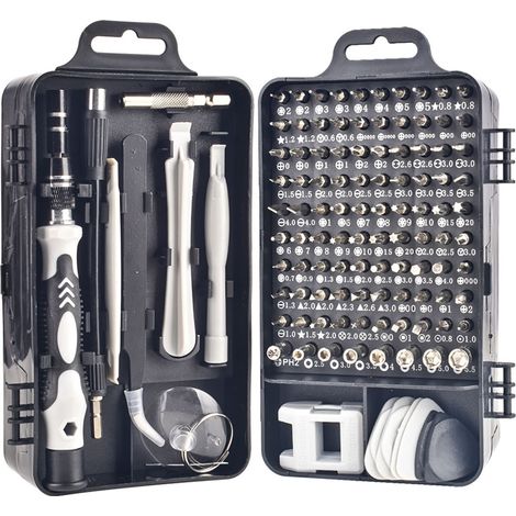 Schraubendreher-Reparaturset, Chrom-Vanadium-Stahl-Bit-Sortiment-Kit zur Entfernung von Uhren und Mobiltelefonen (1/5)