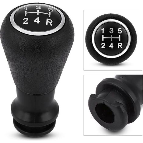 Pommeau de levier de vitesse 5 vitesses pour Peugeot 106 107 205 206 207 405 Cit-roen C1 C3 C4