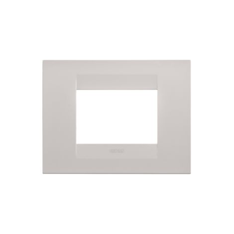 PLAQUE GEO 3P NATUREL BEIGE SATIN GEWISS GW16403VL