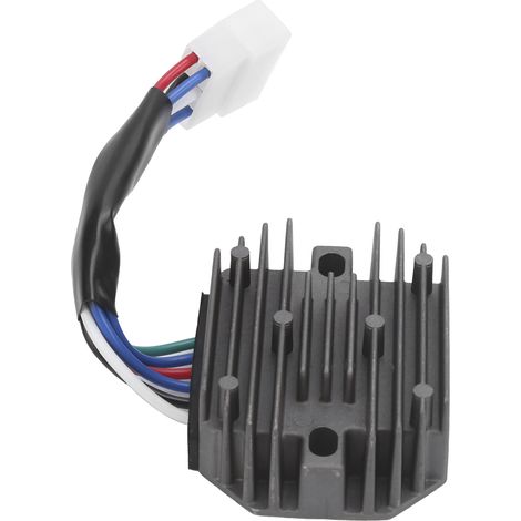 Spannungsregler-Gleichrichter 21066-2056, Ersatzteil kompatibel mit Kawasaki FB 13A, FC 15A, FC 17A, Motorradzubehör, regelt die Batterieladung, hohe Zuverlässigkeit. (1/5)