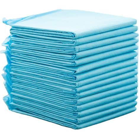 Lot de 50 comprimés 45x60cm tapis d'éducation pour chiens, tapis d'entraînement jetable pour chiots, haute absorption d'eau, résistant aux odeurs