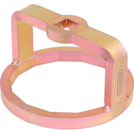 Draper 31810 Oil Filter Wrench, 1/2"" Sq. Dr., 14-Point, 84mm Diameter (1/2)
