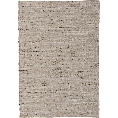 Tapis laine beige style classique finition brillante élégante - Beige clair élégant (1/5)