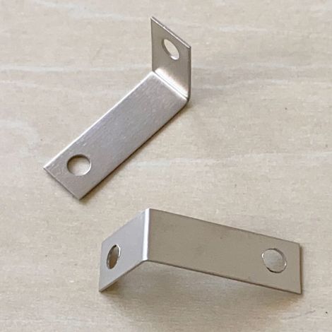 Accessoires pour cadres photo : protection d'angle en forme de 7, panneau arrière de cadre photo, pièce de pression, connecteur de décoration de meubles, équerre de fixation en fer.