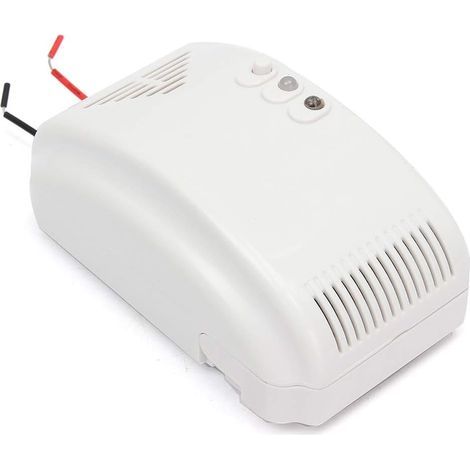 12V White Combustible LPG Natural Gas Leak Detector Propane Alarm Accessories For RV Van Boat Long Bright Buzzer Sound (1/5)