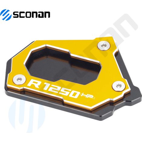 (R1250HP Doré) Compatible avec BMW R1250GS R 1250 GS LC R1250 GS Rallye HP - Accessoires moto : béquille latérale, plaque de support, extension, maxpower (1/4)