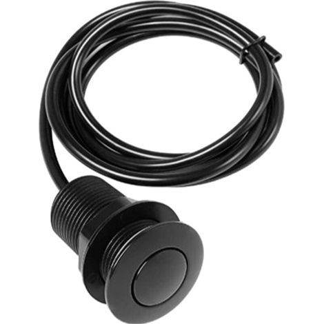Kits de tubes de Spa de bain de bouton de commutateur-32mm noir