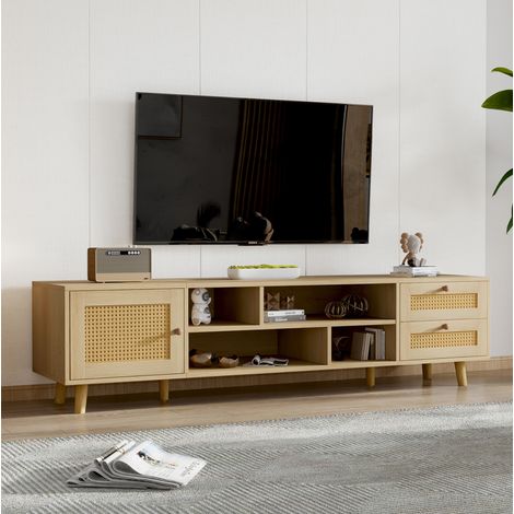 TV Schrank Wohnzimmerschrank Aufbewahrung 160 cm Oak OKMYHOME (1/5)