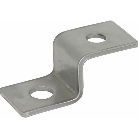 DEHN Endstück Z-Form mit 2 Bohrungen ES ZF 2XB18 V2A (1/5)