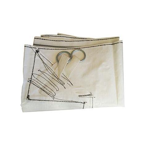 P.B. mantilla agricola 2.7x2.7 mts. , Mantilla agrícola de nylon de 2.7x2.7metrosCosidas con nylonCon eslingas de nylon en los extremosAnilla de acero inoxidableMal