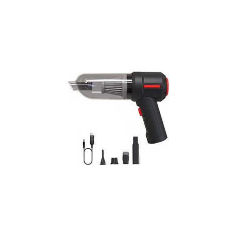 3 en 1 Souffleur d'air sans fil portable Air Duster Mini 9000Pa sans fil voiture PC clavier aspirateur portable noir