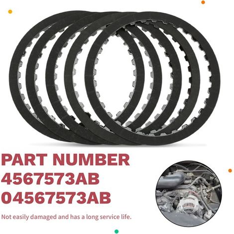 Cinq disques d'embrayage 4567573AB 04567573AB conviennent aux disques d'embrayage de taille Dodge Journey 13-20. (1/4)