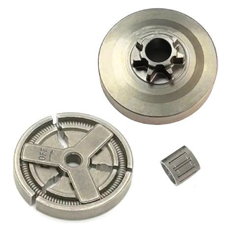 Hippotech Tambour d'embrayage avec roulement à aiguilles Remplacement pour Chinese Chainsaw 4500 5200 5800