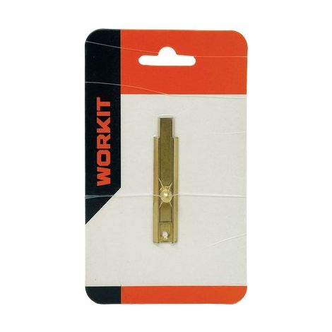 CATENACCIOLO BINARIO X MOBILI SELF WORKIT - OTTONE LUCIDO MM 15,5X5 CM 6- 3 pezzi