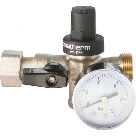 Druckminderer 3-in-1 Druckminderer 20 x 27 + Manometer CENTRALE BRICO