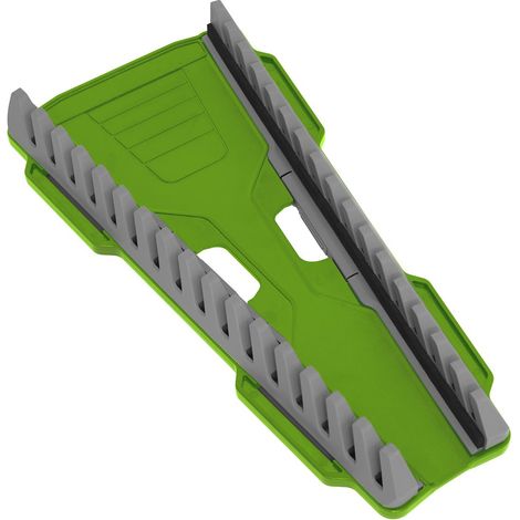 Sealey Reversible Spanner Rack 16pc Hi-Vis Green WR11HV