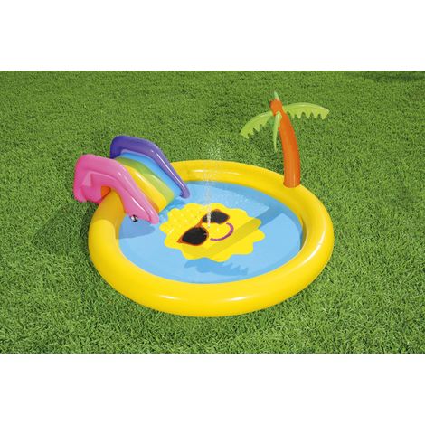 Piscinetta gonfiabile Isola del Sole con scivolo Bestway 53071