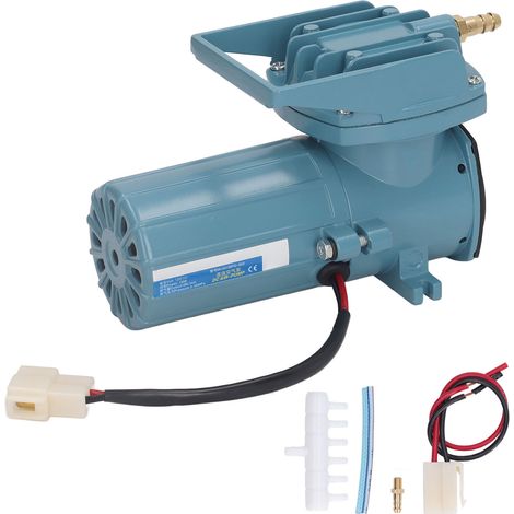 Pompe d'assistance laser silencieuse MPQ-902,corps en alliage d'aluminium stable, pompe auxiliaire pour découpe laser DC12V sans bruit (1/5)