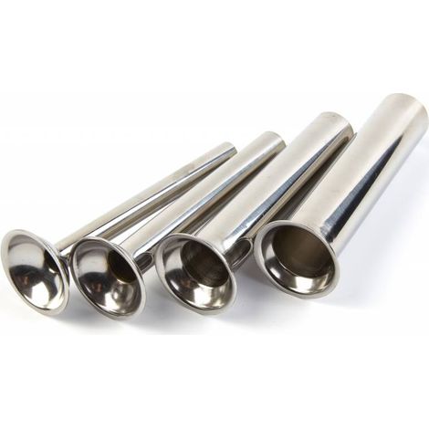 Tubes de Remplissage Inox Poussoir à Saucisse - 4 Pcs - Maxima