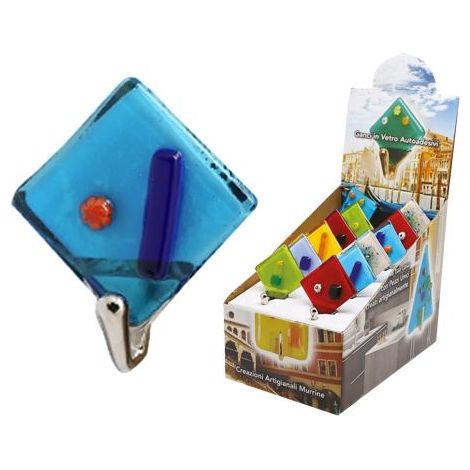 GANCI ADESIVI VETRO MURANO 4X4 A.KON003 (1/2)