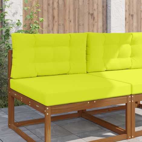Sofakissen für draußen 2 pcs Grün Polyester