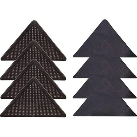 Lot de 8 autocollants adhésifs individuels - autocollants antidérapants pour tapis (1/5)