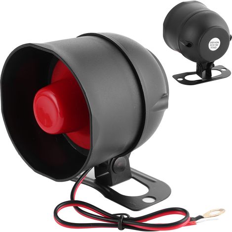 Système d'alarme voiture avec télécommande, verrouillage centralisé universel, clignotant LED et avertisseur sonore intégré (1/5)
