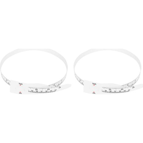 Mètre Ruban de Tête 60 CM 24 Pouces Souple 1,3 CM Large Lot de 2 Outils de Mesure Corporelle Précis pour Garçon et Filles et Bébés Règle de Mesure du Tour de Tête Bras Tissu