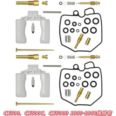 Kit de réparation de carburateur pour motos CX500, CX500C, CX500D 1980-1982