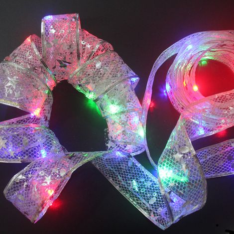 Guirlande LED Ruban Lumineux 5 ou 10 Mètres pour Sapin de Noël, Décoration Lumineuse pour Chambre, Jardin et Terrasse (1/5)