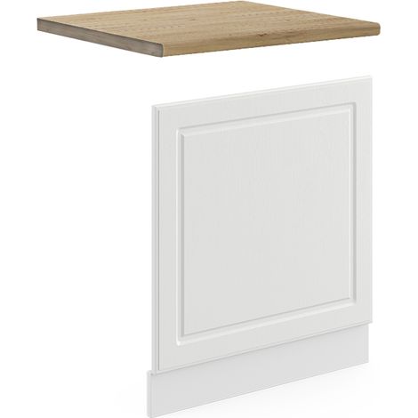 Pannello frontale R-Line, Bianco casa di campagna, 60 cm , PL Rovere, Vicco