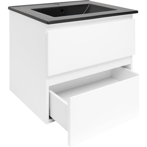 Ensemble meuble avec vasque SAT - B-Way - 59x50x45 - Blanc