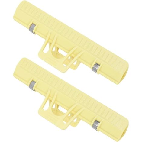 Lot de 2 pinces à partitions pour violon, accessoires pour instruments de musique (jaune) - Idéal pour la maison, le bureau et la salle de classe (1/3)
