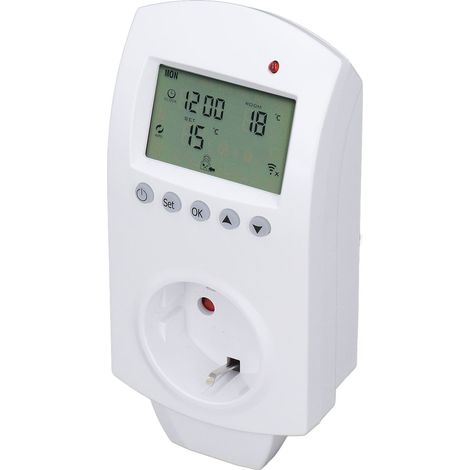 Régulateur de température intelligent WiFi HY02TP avec écran LCD, thermostat reptile chauffage et refroidissement, compatible serres, incubateurs, aquariums, chauffages à cristal de charbon, interrupt (1/5)