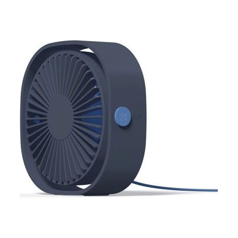 Mini ventilatore USB CSPARCV, portatile e silenzioso, con 3 velocità regolabili, alimentato tramite USB, ideale per casa e ufficio (blu) (1/3)