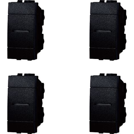 gloca 4er-Set Umsteller 1P Axial 16A 220V Kompatibel mit Living-Serie (1/4)