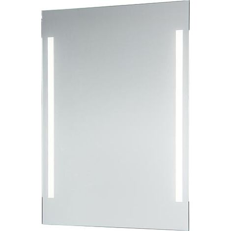 Miroir Earline avec éclairage sans interrupteur, satin, 800x800x30 mm, 11,5W (1/2)