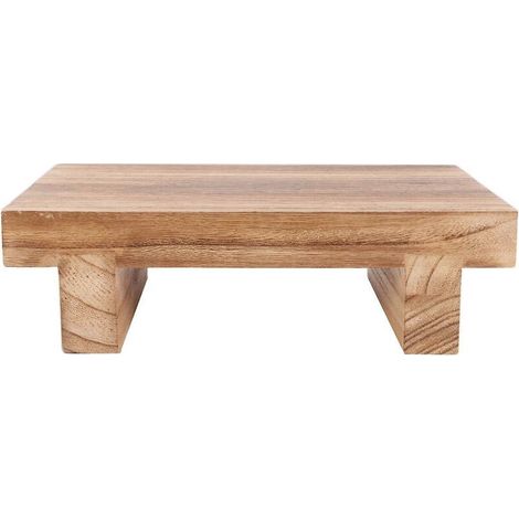 Marchepied en bois massif 25 x 18 x 7 cm – Repose-pieds mobile pour accès facile aux lits – Utilisation sécurisée pour enfants et adultes (1/5)