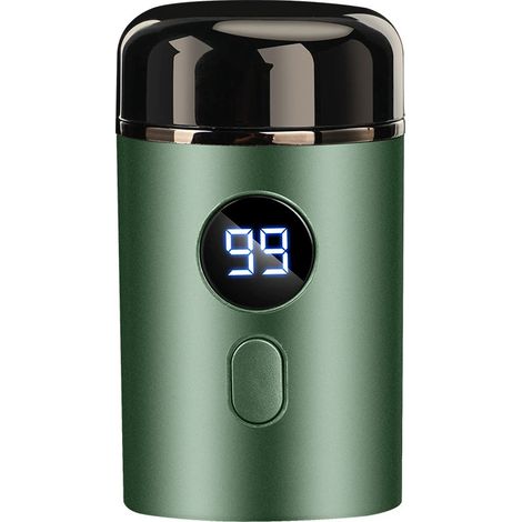 rasoio, mini rasoio elettrico portatile per uomo, rasoio elettrico, mini rasoio elettrico con display digitale, mini rasoio elettrico con display digitale