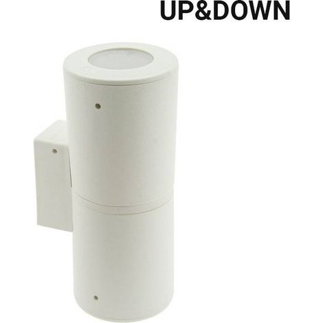 Aplique De Pared FUMAGALLI FRANCA 90 2L GU10 7W CCT IP55 - Blanco