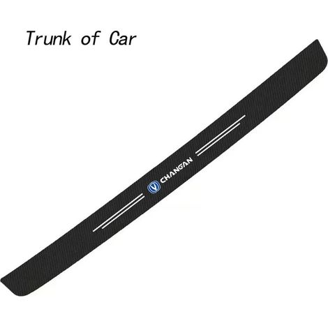(1 pièce) Seuil de porte de voiture autocollant en fibre de carbone,anti-rayures et imperméable,pour Changan CS25 CS35 CS55 CS75 CS85 CS95 (1/3)