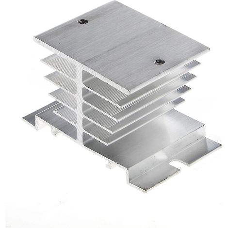 1 relais statique monophasé (SSR) avec dissipateur thermique en aluminium (1/4)