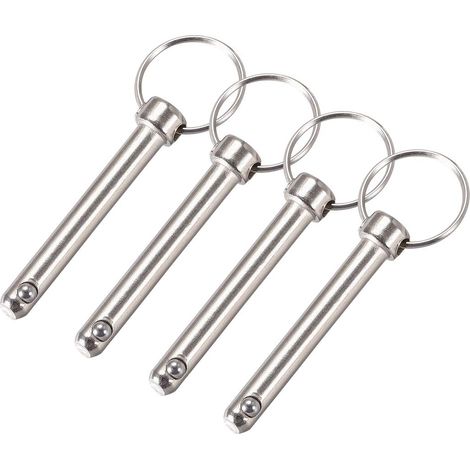 4Pcs Goupille à Dégagement Rapide Libération Bille 8mm x 55mm (1/3)
