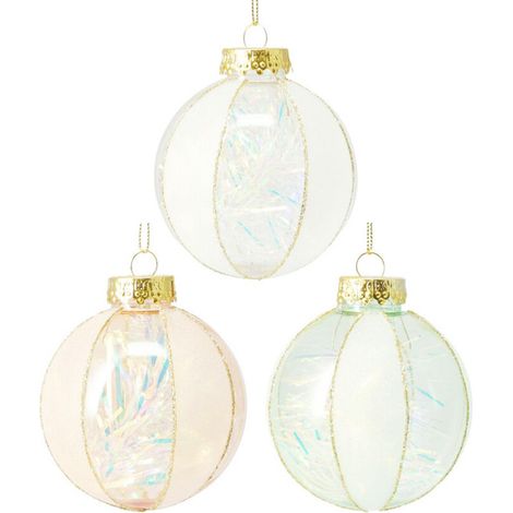 Adornos navideños de cristal de 8 cm, 12 unidades. (1/4)