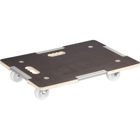 WAGNER Carrello da trasporto MM 1381 I 63 x 43 cm - formato Euro I ideale per contenitori pesanti impilabili I portata 250 kg I maniglie Ergo I superficie antiscivolo - 20138101 (1/4)