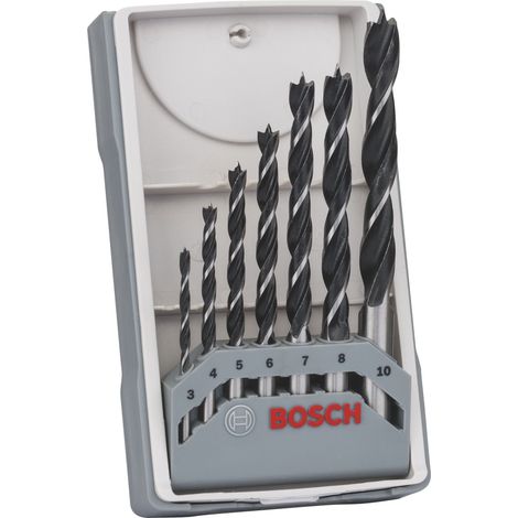 Set de 7 brocas para madera 34567810  BOSCH 2607017034