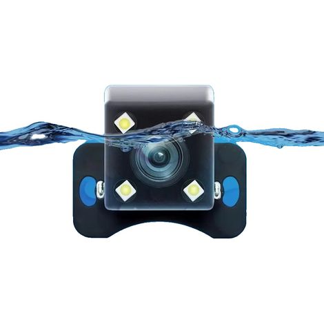 Telecamera posteriore, visione notturna HD, compatibilità universale, nera (1/2)