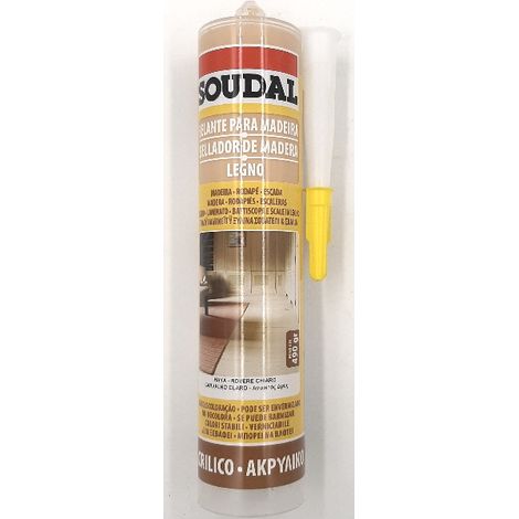 silicone legno soudal 300 ml - rovere chiaro